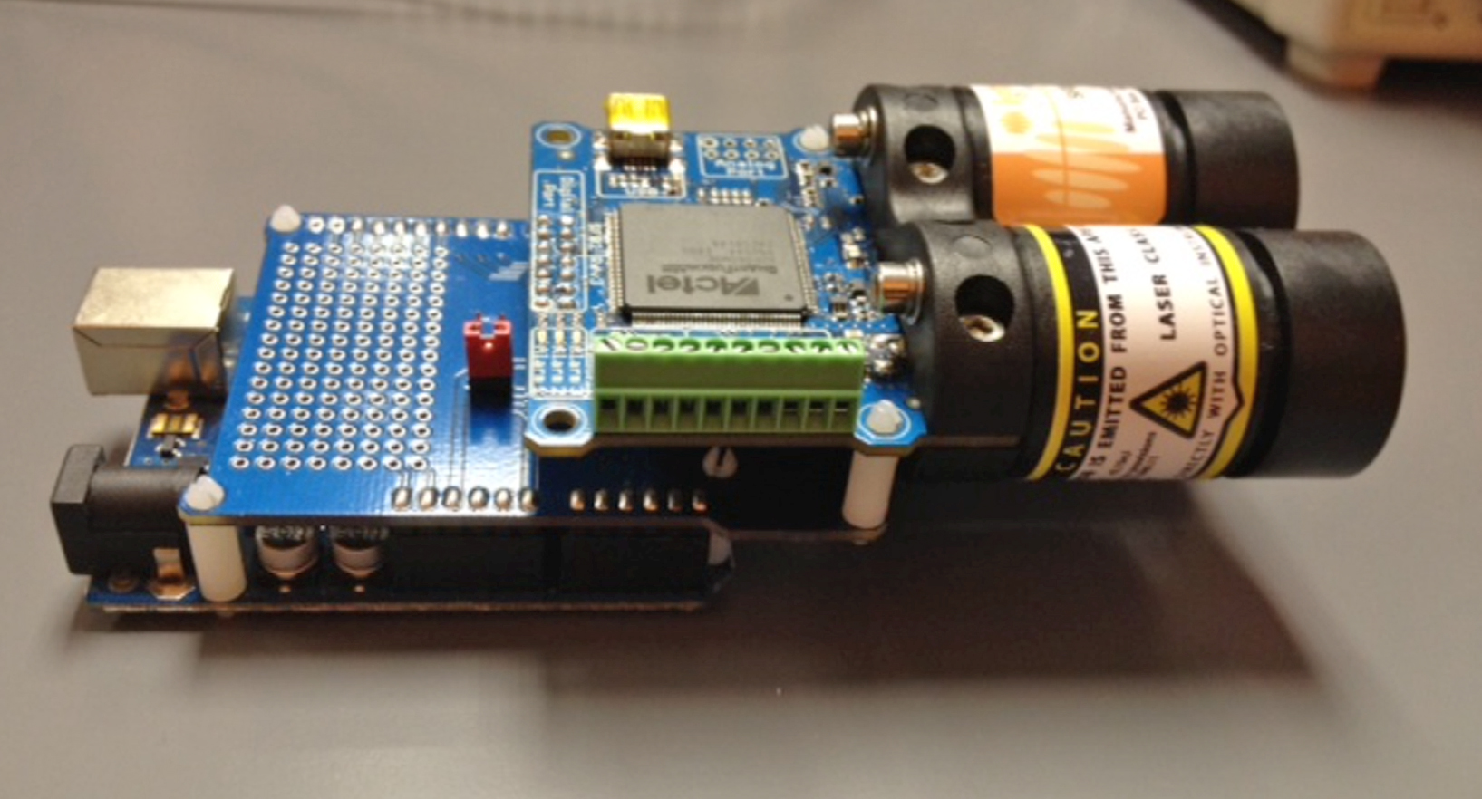 Injektion Nachhall Kopf Laser Range Finder Module Arduino Kopieren