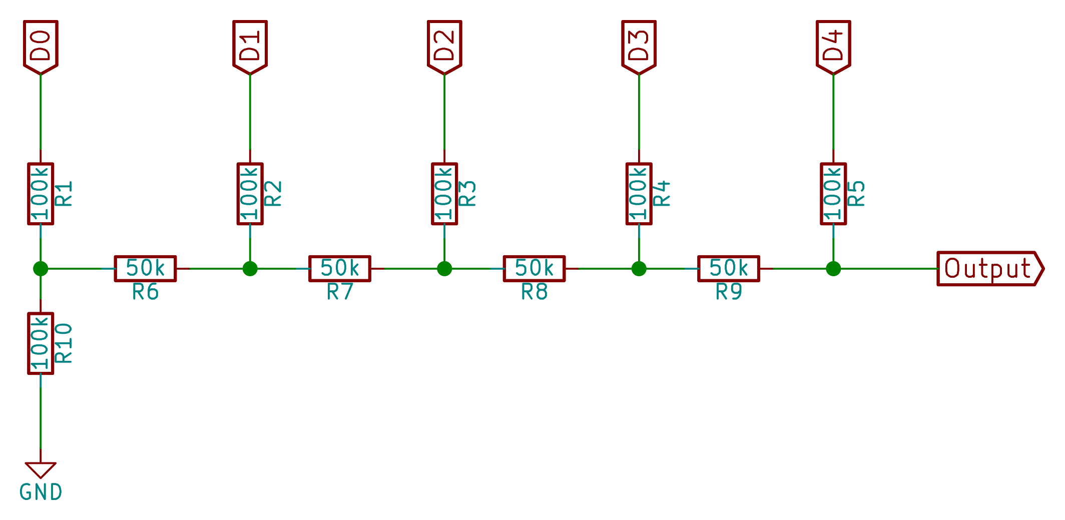 R-2r Ladder Dac Circuit Diagram