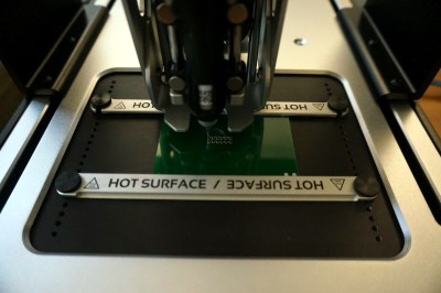 Pattern is used to calibrate the conductive ink