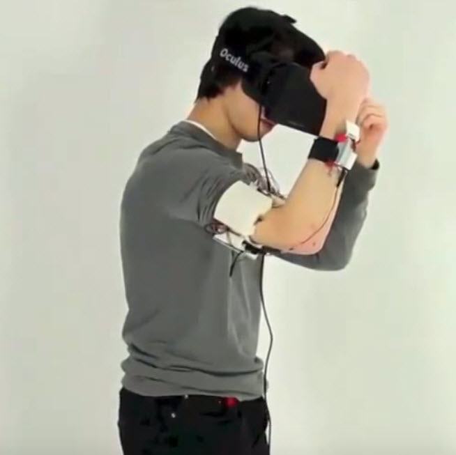 how to get touched in vr