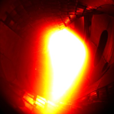 A glimpse of plasma in side the Stellerator