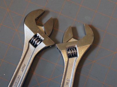 The addition of gimmick features are often a good indicator of a quality drop. A scale on a wrench is next to useless in its common operation.