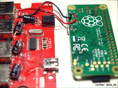 Wiring between Zero and Hub