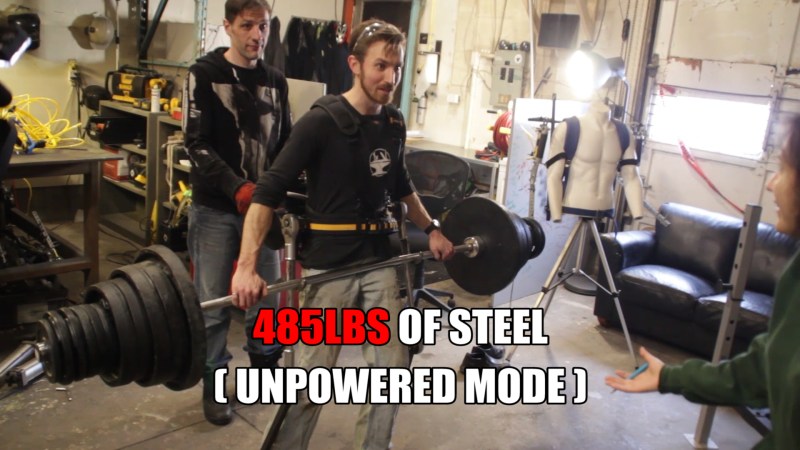 unpowered exoskeleton mode