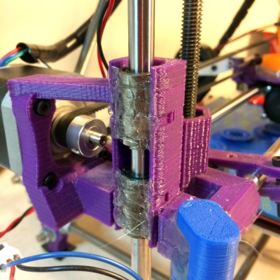 Most repraps have questionable precision linear bearings pressed into 3d printed plastic and held in place by glue or, more commonly, zip ties. Not very precise.