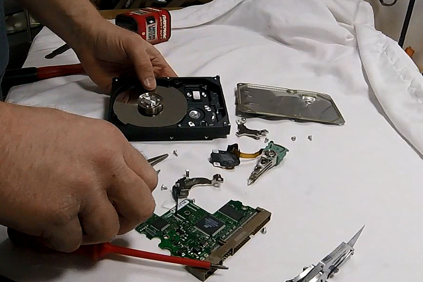 Hard Drive Disassembly Is Easy And Rewarding