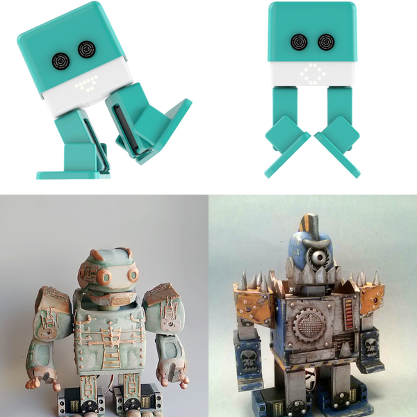 Generalmente lanzadera Pasivo Cute, Hackable, 3D Printable Robot Family | Hackaday