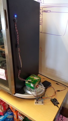 Soda Fridge on Hacked Scale