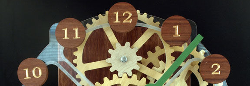 Wooden Gear Clock : 9 Steps (with Pictures) - Instructables