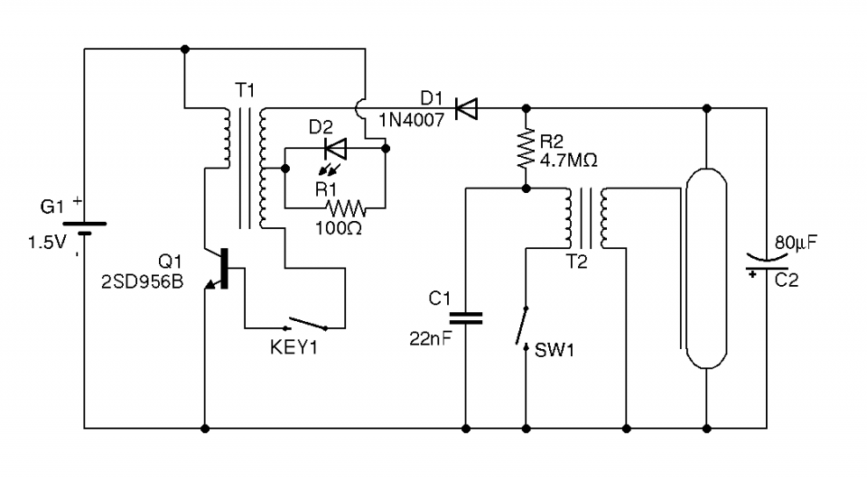 Disposable Camera Flash Circuit