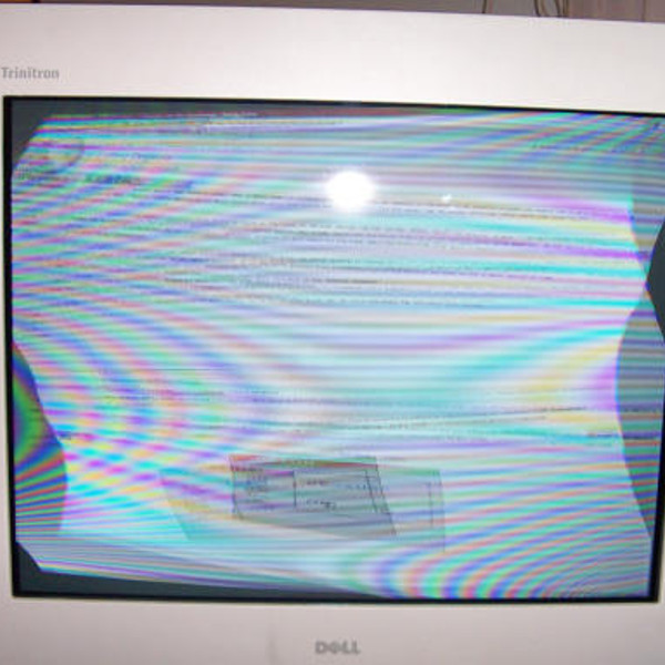 degaussing crt monitor