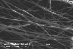 Electrospun fabric, image source