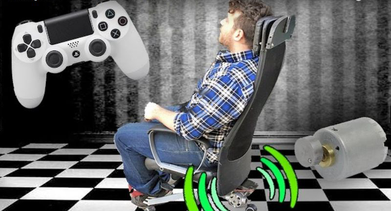 Vibrating gaming chair