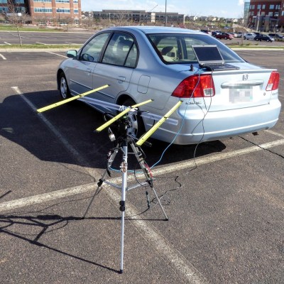 Satellite Tracker In Parking Lot Thumbnail