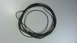 Coil of thickly rubber insulated wire
