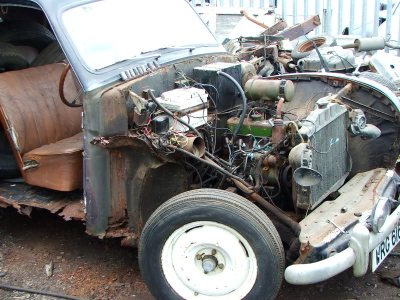 A very rusty Austin Somerset indeed