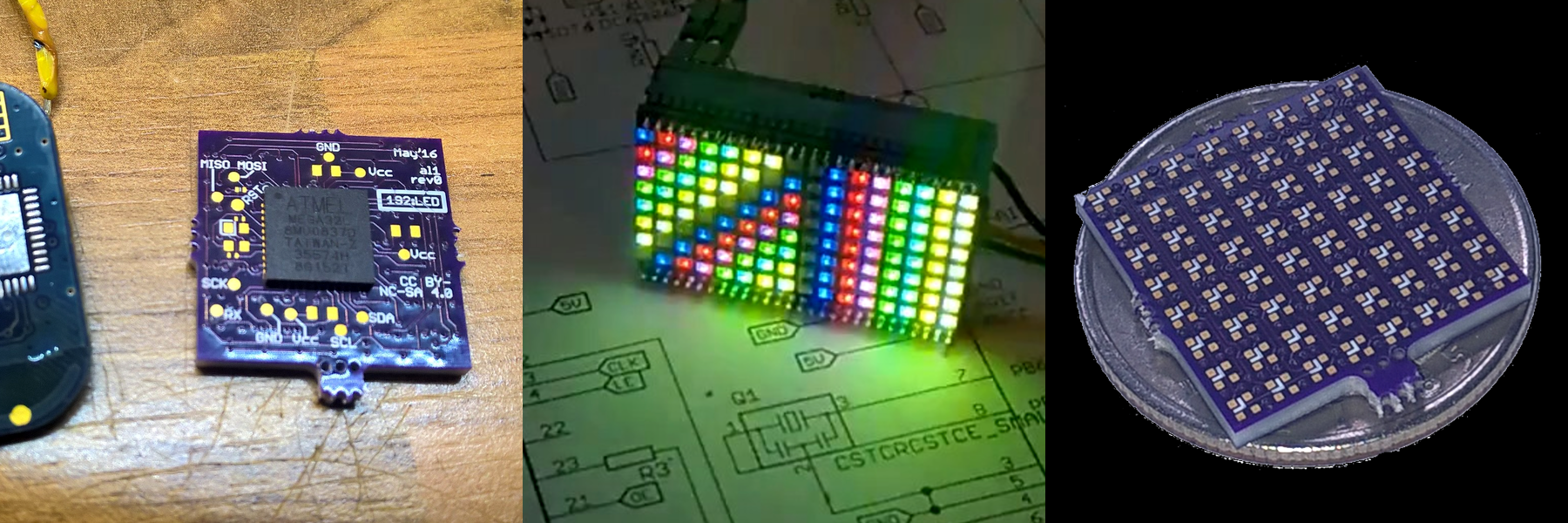 Dødelig Tranquility Syd Tiny Tiny RGB LED Displays | Hackaday