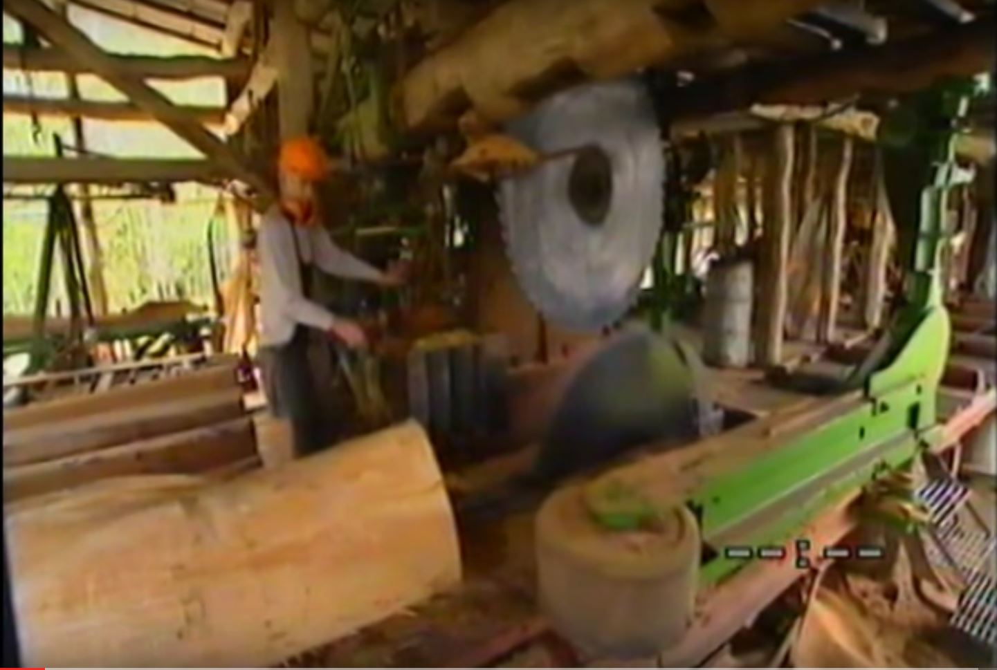 Mechanized One-Man Sawmill | Hackaday