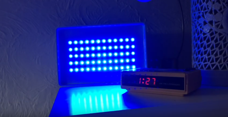 Wake Up With A NeoPixel Sunrise Alarm Clock | Hackaday