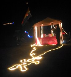 South London Makerspace and their light rope.