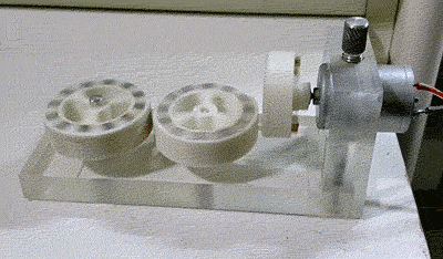 3D printed, magnetic cogwheels by GM Ferrari CC-BY