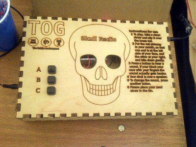 The TOG Skull Radio demo box