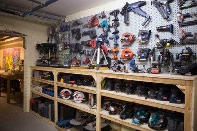 A well-organized collection at Toronto Tool Library