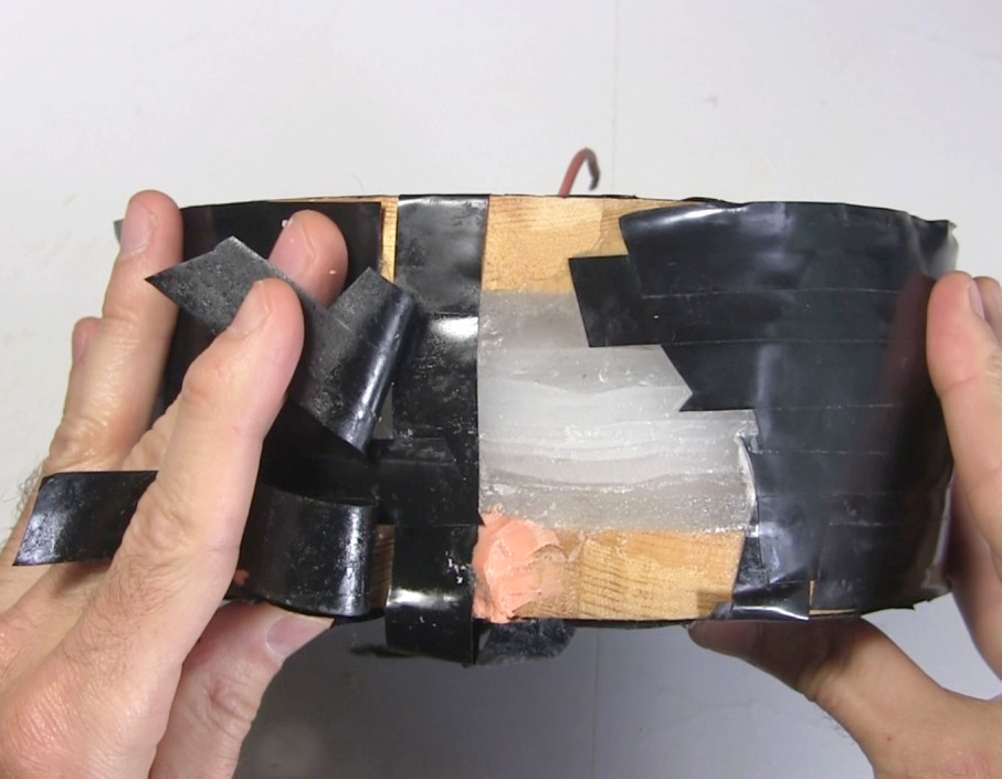 Exposed Wax Of The Capacitor | Hackaday