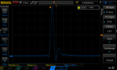 The Rigol DS1054z, with a 1.4 ns rise time.