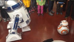 BB-8 visiting R2-D2