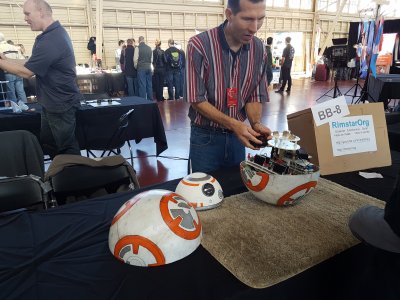Explaining BB-8 at the Ottawa Maker Faire