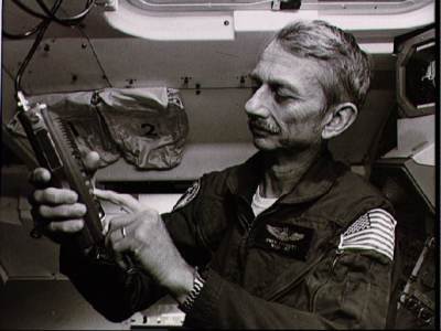 Owen Garriott aboard Spacelab-1 