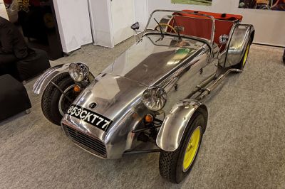 An early Lotus Seven. Thesupermat [CC BY-SA 3.0], via Wikimedia Commons.