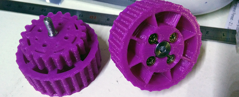 Parametric 3D Printable Wheels And Treads | Hackaday