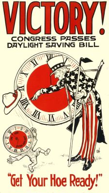 1918 poster - US Congress passes DST