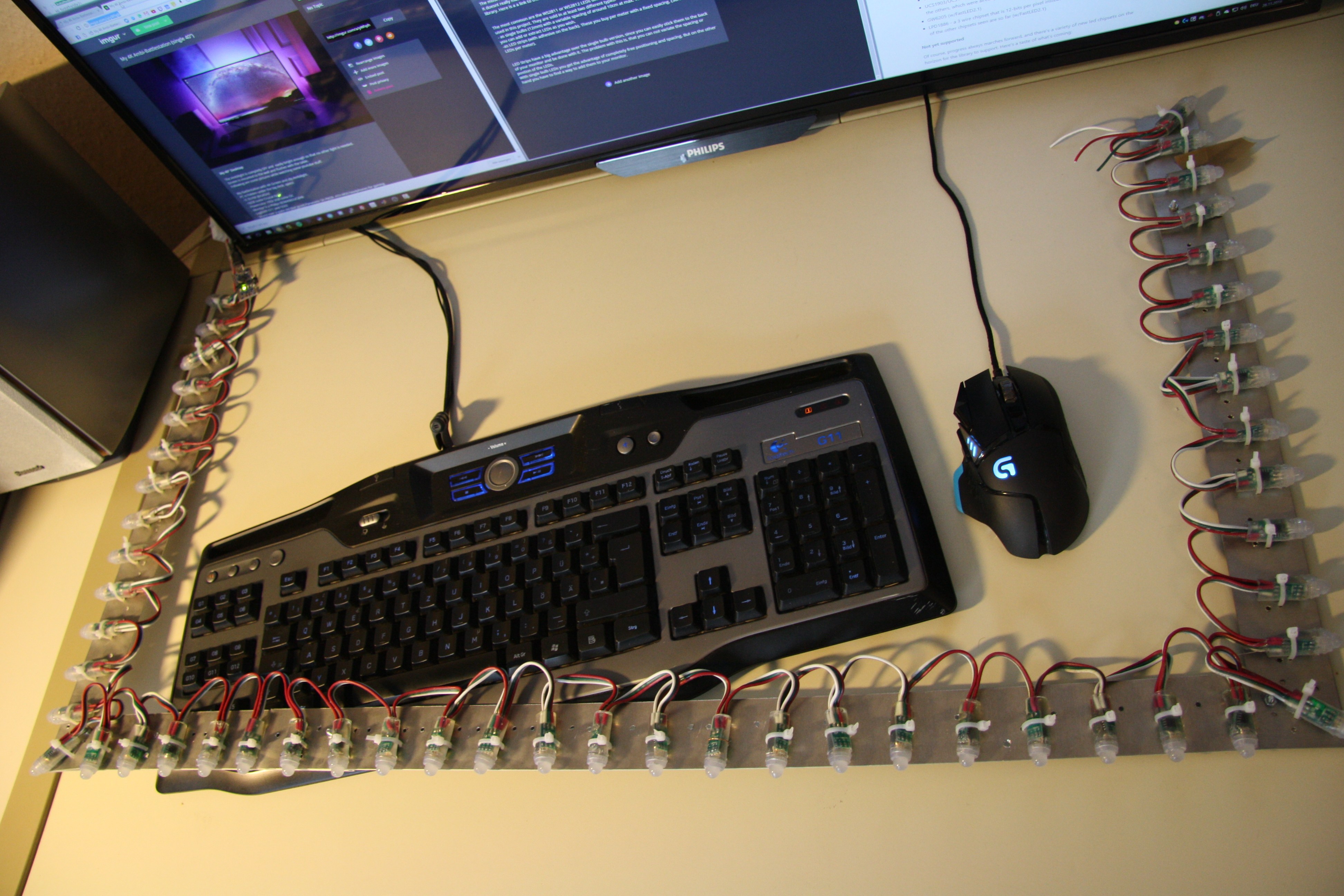 Beautiful DIY Ambilight Display | Hackaday