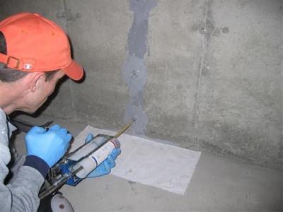 Structural epoxy for concrete repairs - stronger than the concrete itself. Source: Texas Industrial Coatings,/a>