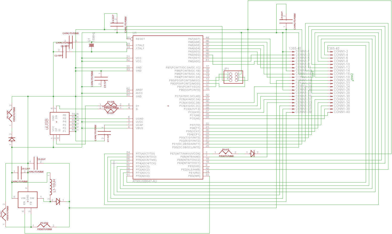 KLN89B GPS data card reader writer schematic