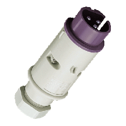 The Mennekes 662A, a low-voltage CEE-form plug.