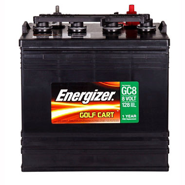 Golf cart batteries are mass produced and optimized for deep cycle use.