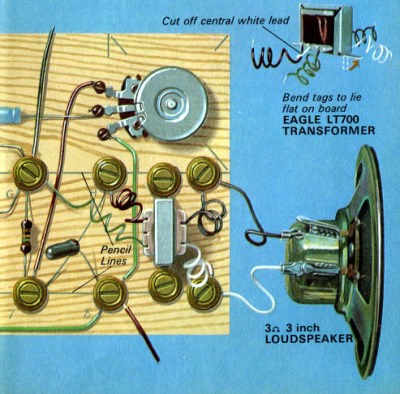 Single-ended transformer output action.