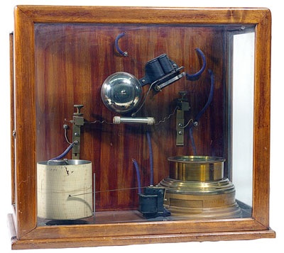 Popov lightning detector with chart recorder