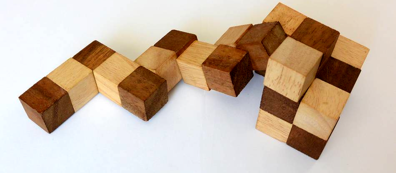 Wood Block Snake Puzzle Solution