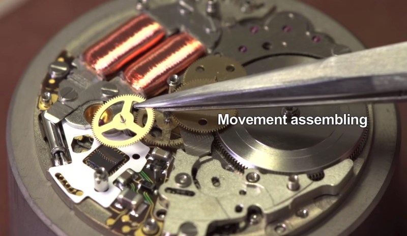 Seiko Spring Drive Movement Being Assembled
