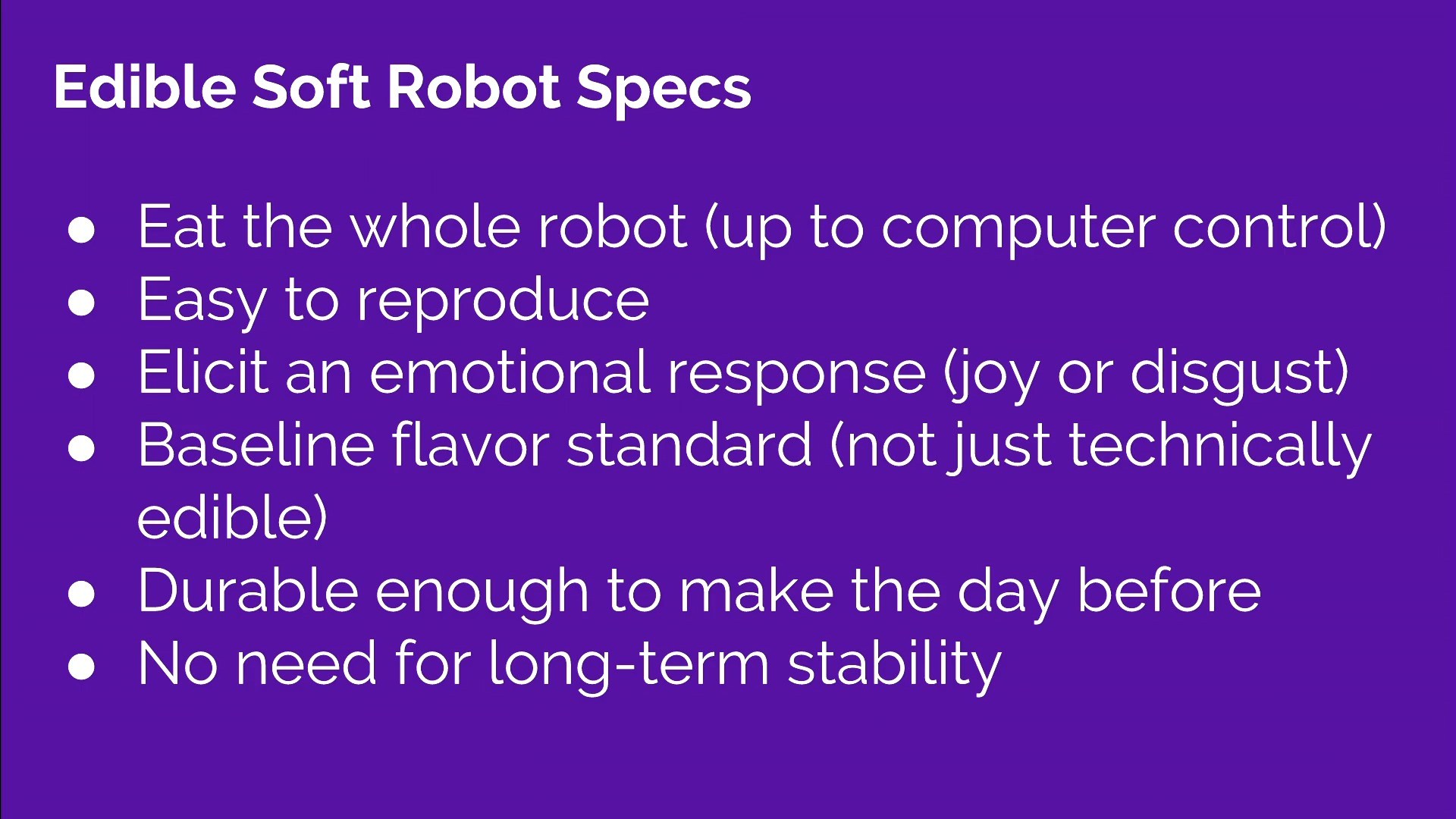 33C3: Edible Soft Robotics | Hackaday