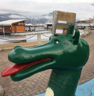 Ogopogo, defeated by the Travelling Hacker Box.