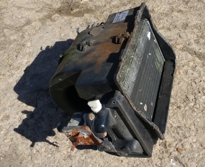 A modern clip-together plastic heater unit, from a Volkswagen Polo.