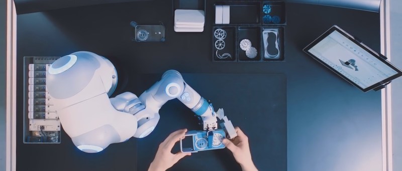 BionicCobot and human working together