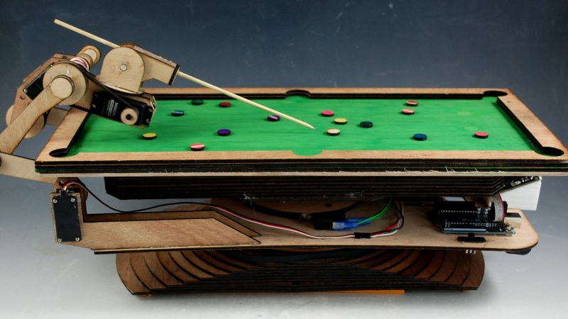 Pool Playing Robot Destined For Trouble In River City | Hackaday