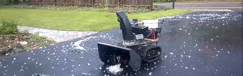 This remote-controlled snowblower is inspired by Tesla's Cybertruck -  Autoblog